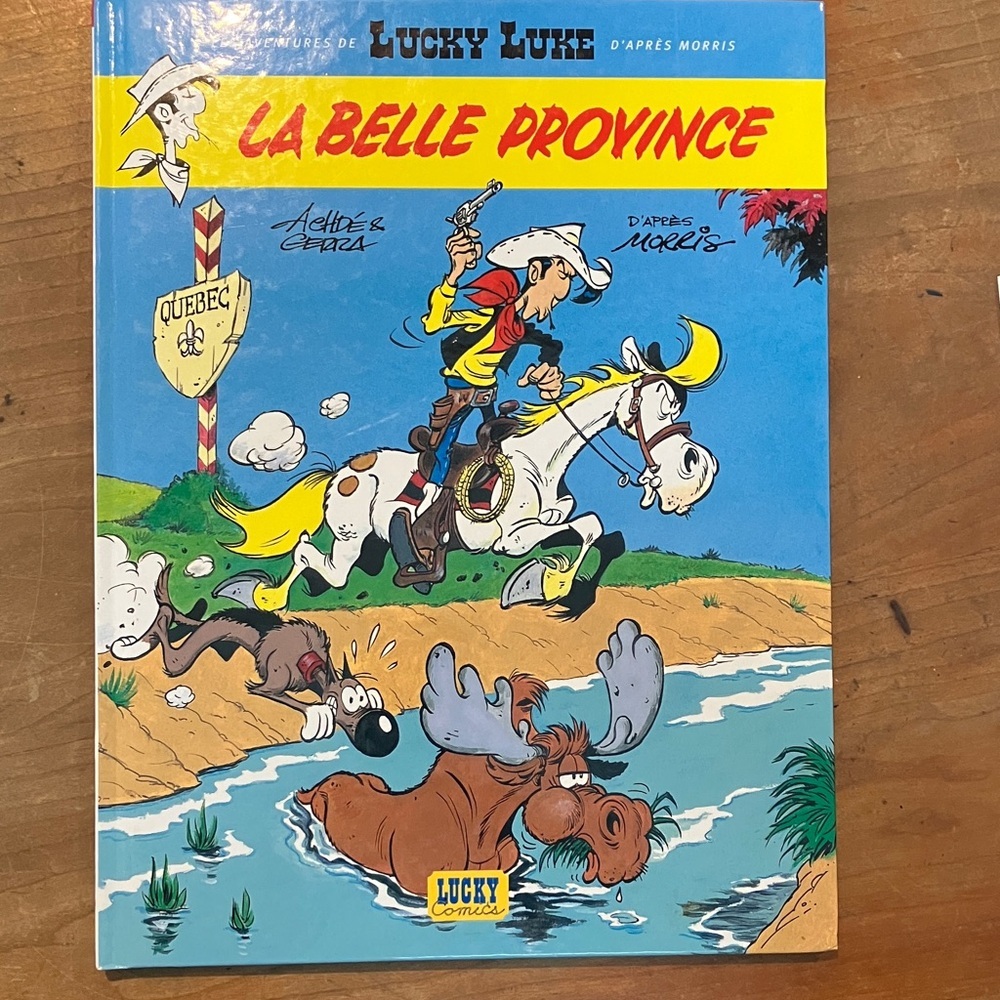 Lucky Luke French Comic Book - La Belle Province